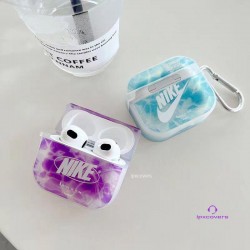 ナイキ Airpods Pro2ケースハイブランドnike 半透明シリコン