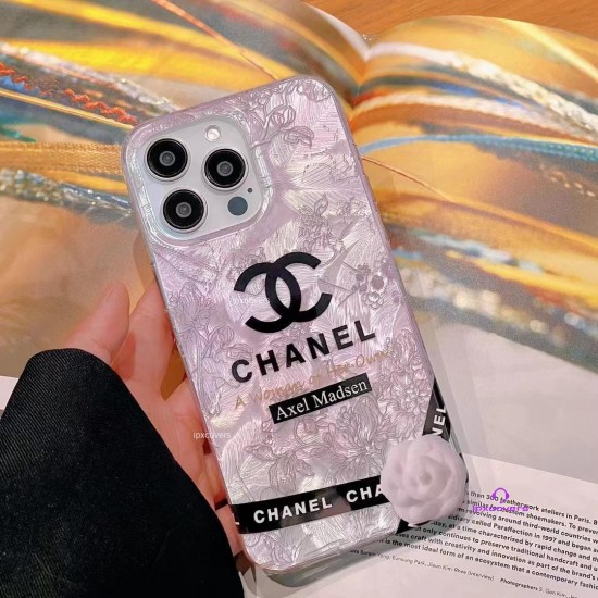 2024chanel シャネルフラワーシリーズファッションiphone14 15 Pro 15 Plusケースブランドカード入れ人気アイフォン