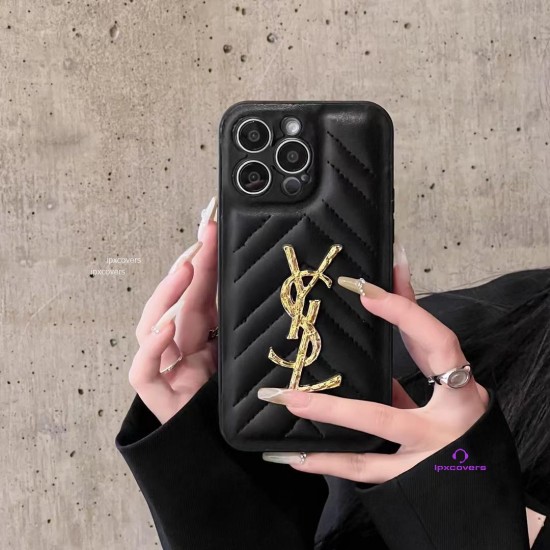 2024ysl イヴサンローランおしゃれな男性にも喜ばれる、高級puレザー素材のスマホケース、ギフトにも最適