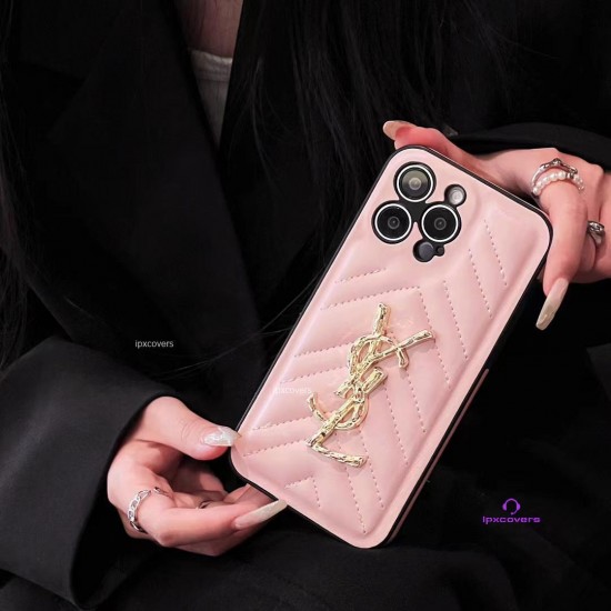 2024ysl イヴサンローランおしゃれな男性にも喜ばれる、高級puレザー素材のスマホケース、ギフトにも最適