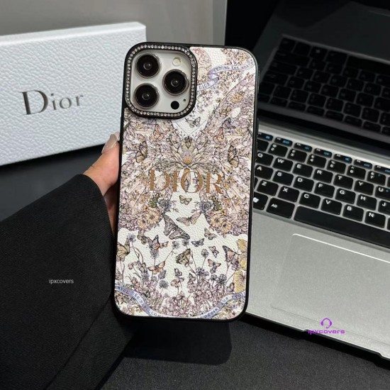 2024dior ディオール瞬く間に大ヒット中！カードポケット付き Iphone15 ケース、韓国風キルティングデザインで贅沢感満載